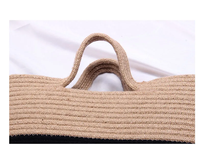 Bolsa feminina verão praia saco artesanal rattan