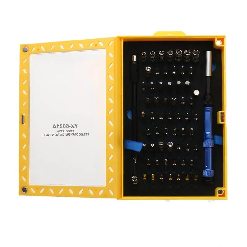 

63 in 1 Precision Screwdriver Repair Tool Kit Small Magnetic Screwdriver Bits Set for Phone Electronic equipment