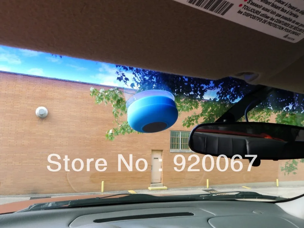 BLUE Waterproof Wireless Bluetooth3.0 Mini Speaker SHOWER POOL Car Handsfree mic Spanish manual | Автомобили и мотоциклы