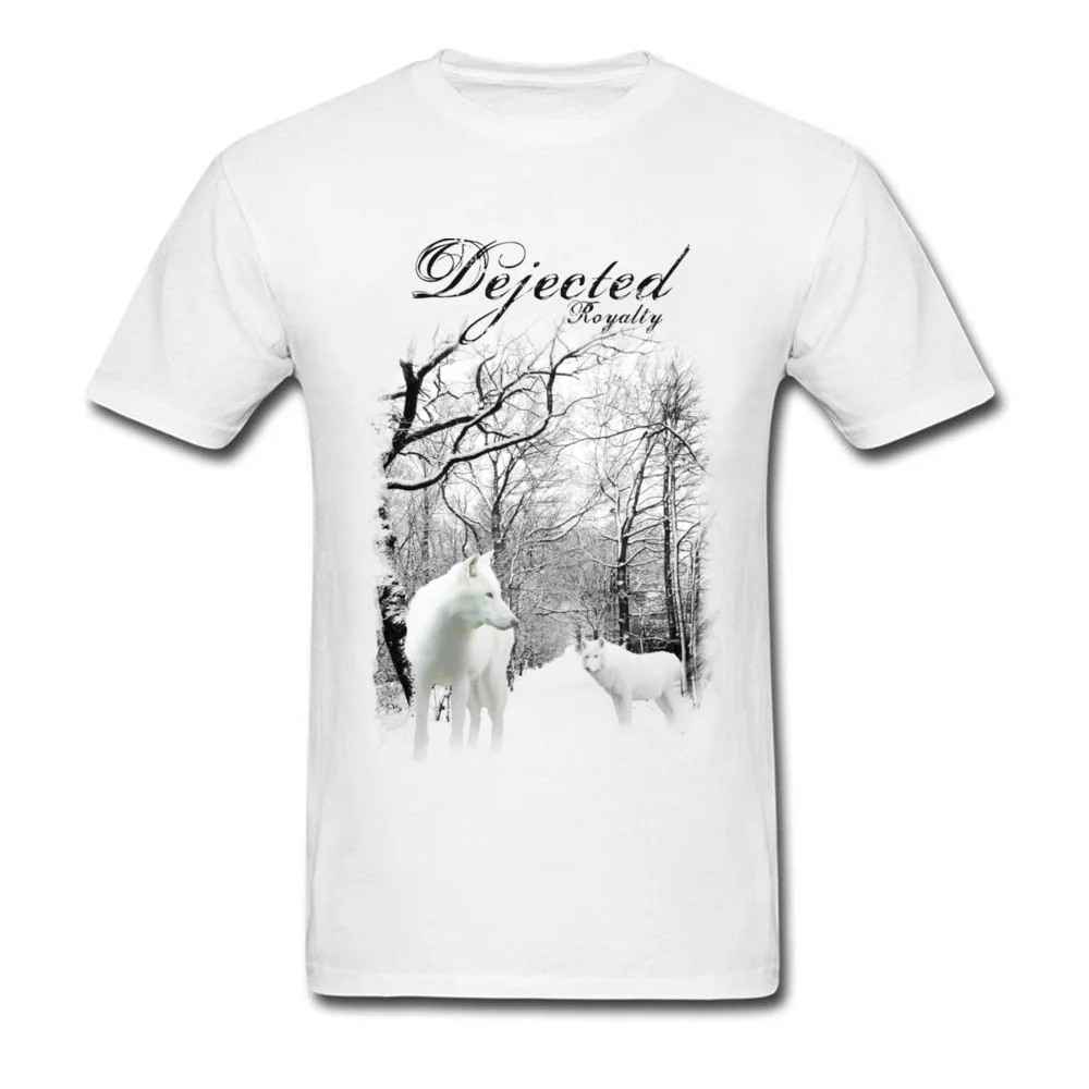 t shirt with wolf design