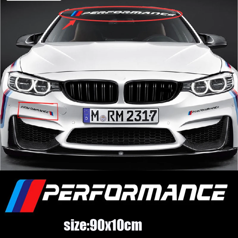 Новый стикер на лобовое стекло автомобиля KK M performance для BMW E30 E36 E60 E46 E90 E71 E87 F30 F10 F20 X1