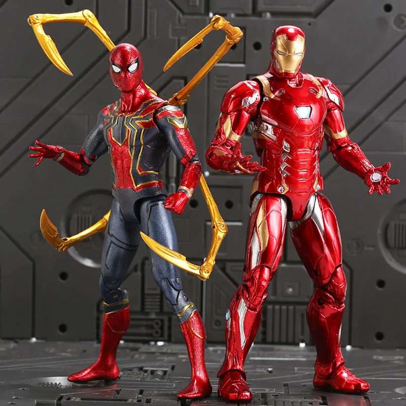 18cm Iron Man Captain America Black Panther Winter Soldier Ant-Man Falcon Scarlet Witch Vision Hawkeye Action Figure Model Toys 18cm Iron Man Captain America Black Panther Winter Soldier Ant-Man Falcon Scarlet Witch Vision Hawkeye Action Figure Model Toys