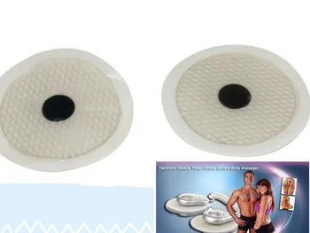

20pcs freeshipping Original Button Massager Pads for Electronic Muscle Toner Fitness System Body Massager ,pads for GYM Form Duo