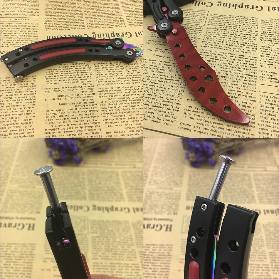 Cheap butterfly in knife training