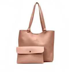 Элегантный Для женщин Искусственная кожа простой тотализатор сумка + Крест Средства ухода за кожей сумка подарок