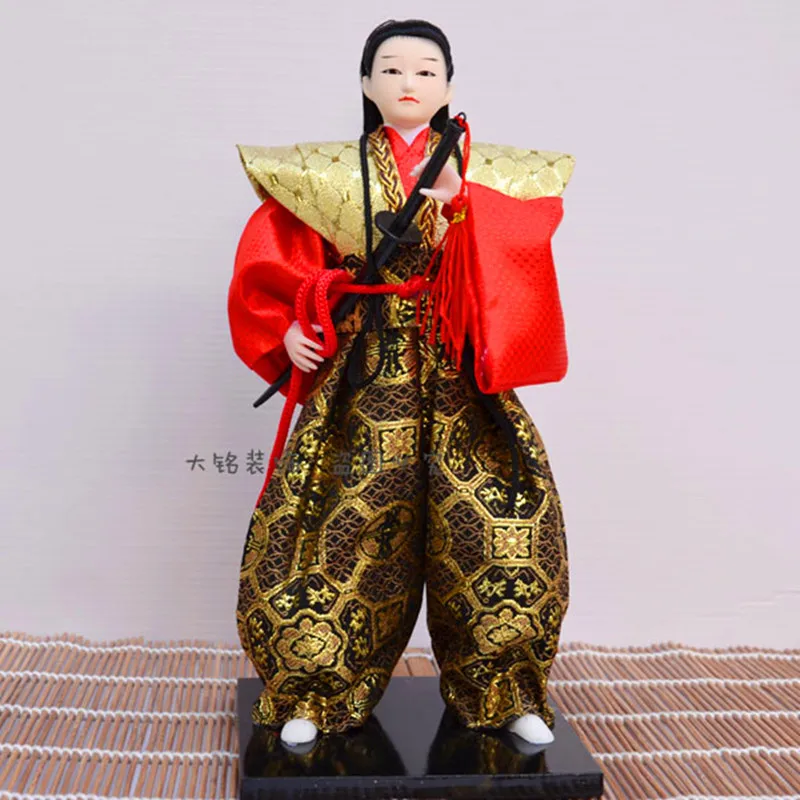 

30cm Unique Japanese samurai with katana Sword Figurines home decoration craft samurai novelty gift New house Office decoration