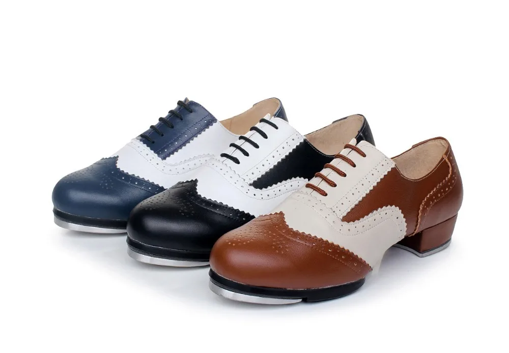 Sports Shoe Woman Quality Style Genuine Leather Vintage Tap Shoes Jazz