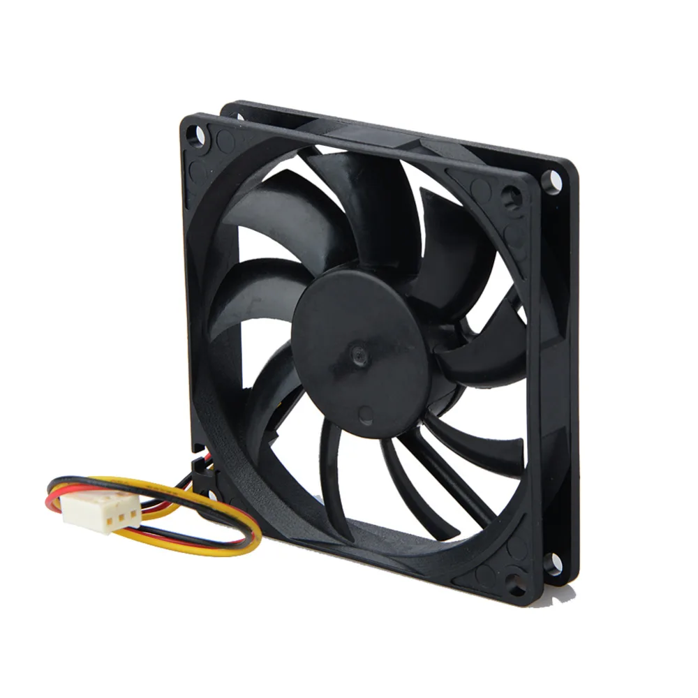 DC 12 V 3Pin سلك 80x80x15 مللي متر التبريد برودة مروحة للكمبيوتر وحدة معالجة خارجية للحاسوب وحدة المعالجة المركزية
