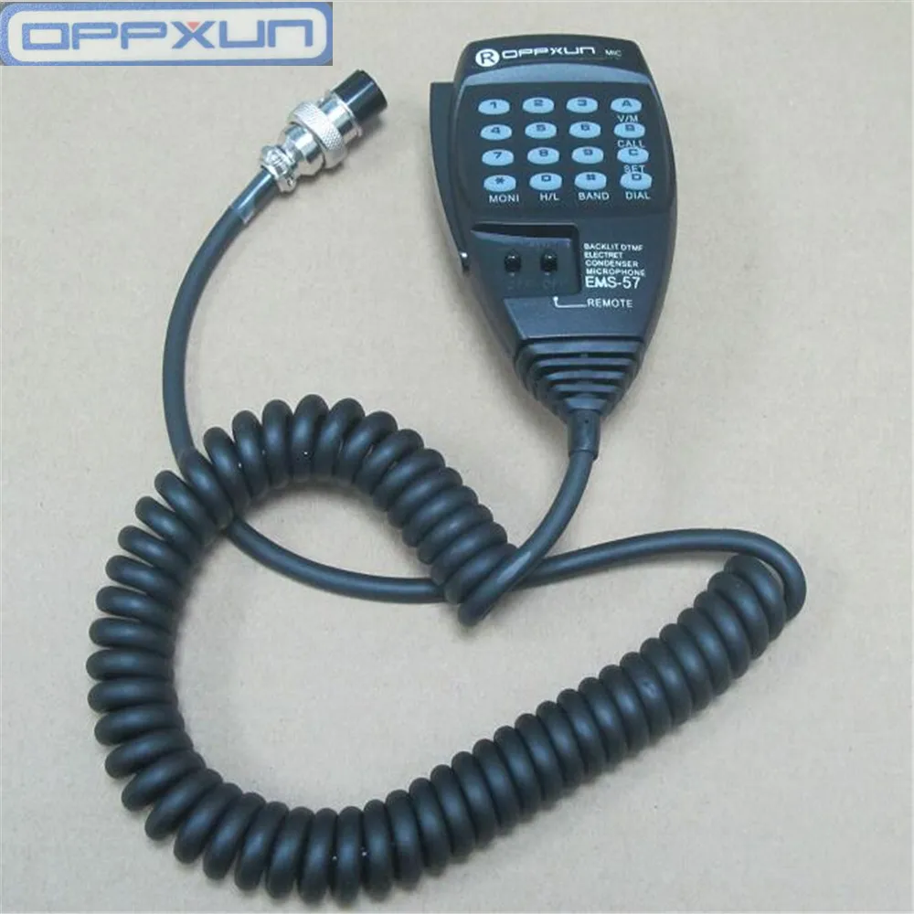OPPXUN ручной микрофон для ALINCO EMS-57 РАДИОТЕЛЕФОНА Walkie Talkie “иди и Alinco DR135 DR235 DR425 DR635 DR435