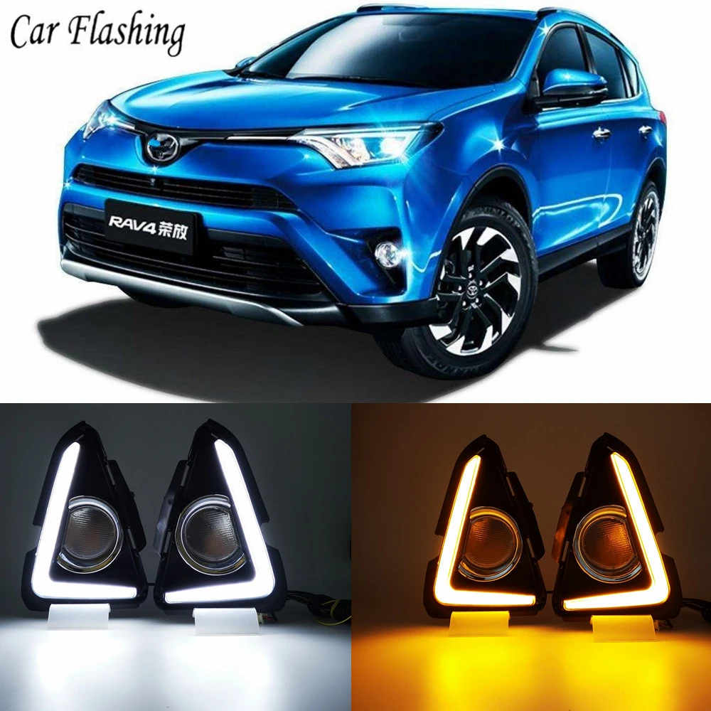 Buy Car Flashing 1set LED For Toyota RAV4 2016 2017