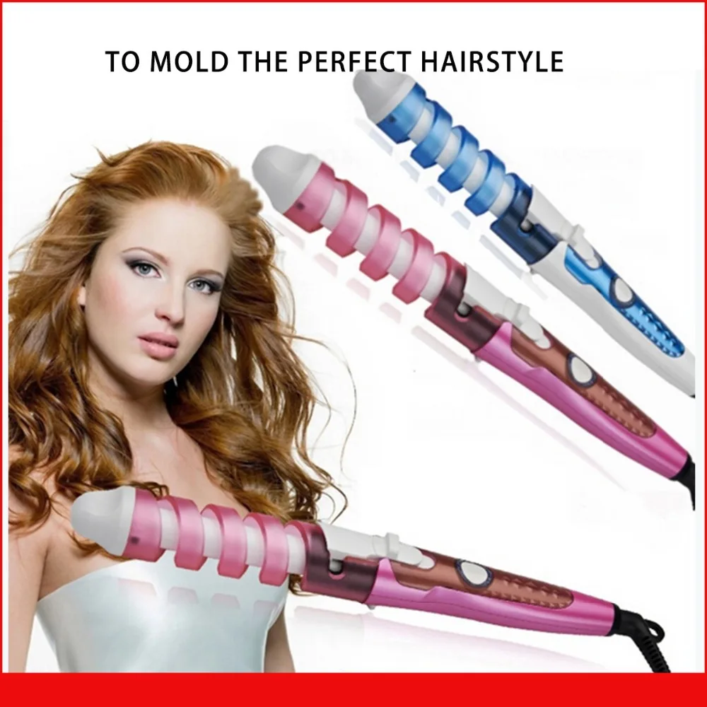 Spiral Curlers,Magic Pro Perfect Electric Stick Ceramic Hair Spiral
