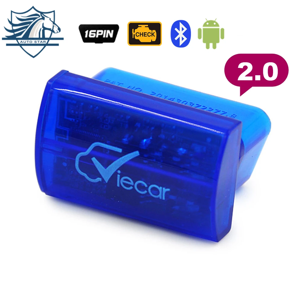 Детектор неисправностей автомобиля ELM327 OBD2 Bluetooth viecar 2 0 Авто диагностический