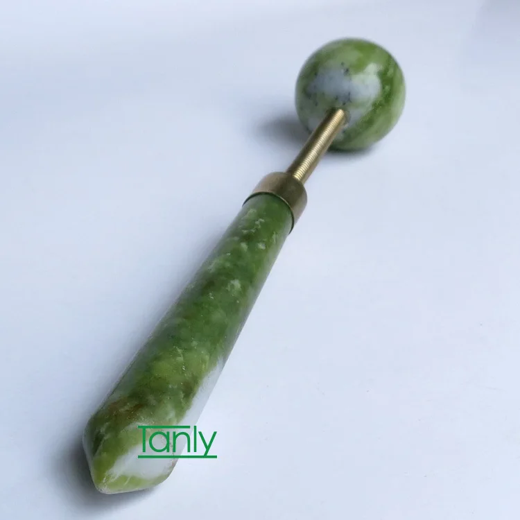 

HOT! wholesale & retail meridian massage hammer 100% natural Jade 8pieces/lot