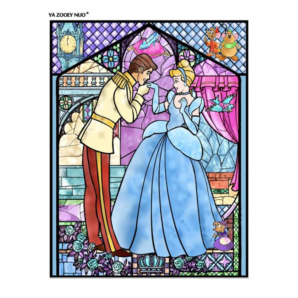

New 5D DIY Diamond Painting Cross Stitch Princess and prince Diamond Embroidery Cartoon Full Diamond Mosaic Home Decor gift YU51