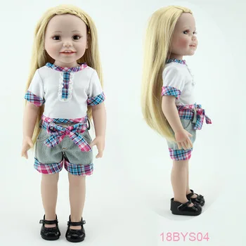 

New arrived Handmade Simulation full Vinyl american Lovely Baby Dolls 18 inches (45 CM) realistic and collectible princess girl