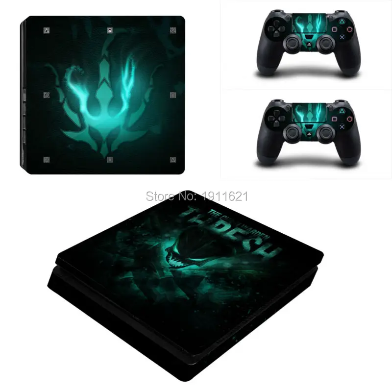 

OSTSTICKER Decal Skin For PS4 Slim Console Cover For Playstation 4 Console PS4 Slim Skin Sticker Protector