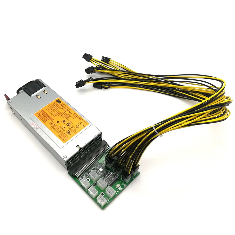 DPS 750RB A 750W GPU Mining Kit 750 W PSU Breakout Board 12 шт PCI E 6Pin кабели|pci-e 6pin|pci-e cablepci-e pci-e |