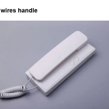 Лучшие домашние безопасности, видео-телефон двери для внутренней установки, серии C 4-х проводной аудио домофон ручка(опционально), подходит для аудиосистема