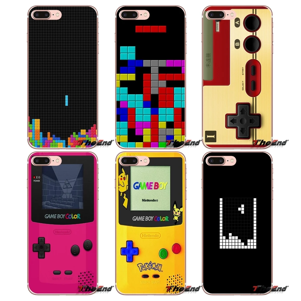 

For Xiaomi Redmi 4 3 3S Pro Mi3 Mi4 Mi4i Mi4C Mi5 Mi5S Mi Max Note 2 3 4 Silicone Shell Case Tetris Retro Game Art Print Gameboy