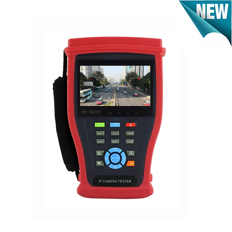 

New IP tester TVI 5MP AHD 4K H.265 IP Camera Tester Analog CVBS AHD CVI TVI IP CCTV Tester Monitor with HDMI Security camera