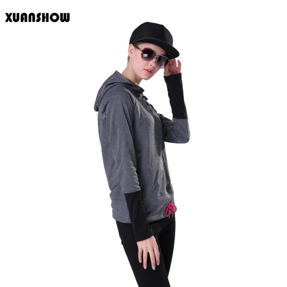 XUANSHOW 2020 Модные женские спортивные куртки женская спортивная одежда лоскутные