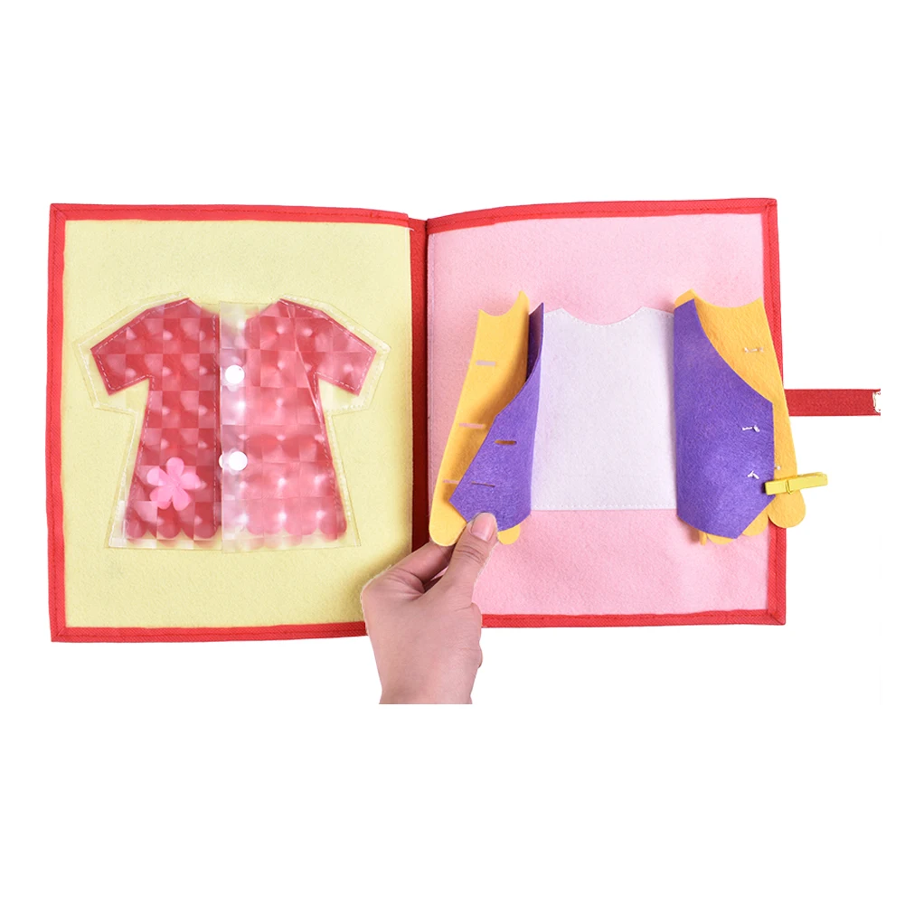 Pacote de Material Primeiro Livro Crianças Pano Silencioso Não-tecido Conjunto Educação Precoce Montessori Iluminação Faça Você Mesmo Quebra-cabeça Livros Meu 8 Computers & Electronics