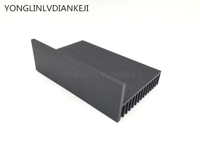 2pcs aluminum heat sink/97*48-150mm LED power controller heat sink/Aluminum radiator/black sink