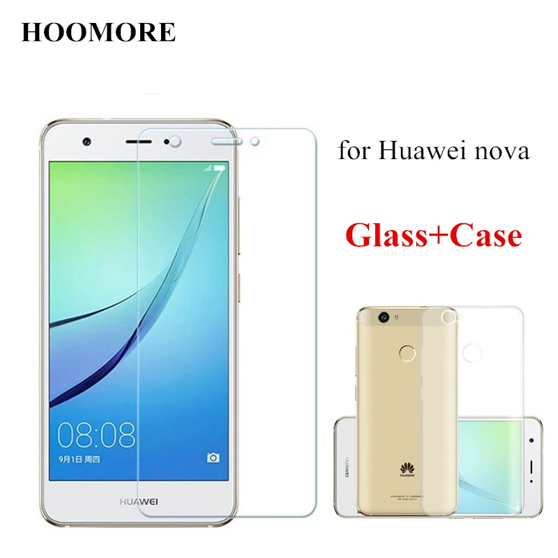 HOOMORE for Huawei nova Tempered Glass Screen Protector NOVA 3D Full Cover 9H Protective Film Ultrathin Edge | Мобильные телефоны и