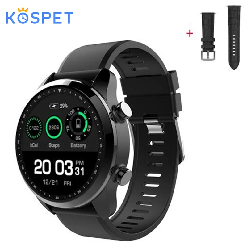 

Kospet Brave 4G Smartwatch Phone 1.3 inch Android 6.0 MTK6737 1.2GHz 2GB RAM 16GB ROM IP68 Waterproof 620mAh PK z28 z29 LEM7 X