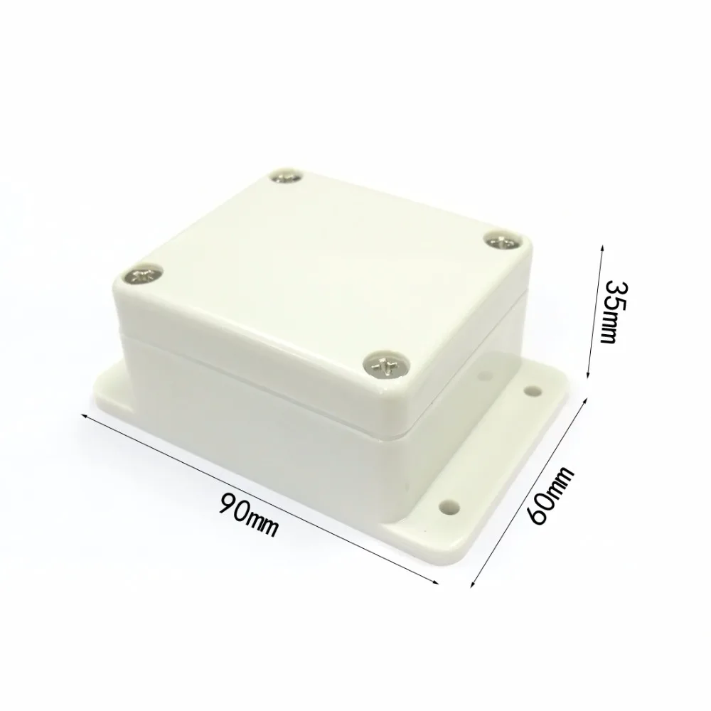 waterproof Plastic Project Box Panel Instrument Enclosure 90x60x35mm(L