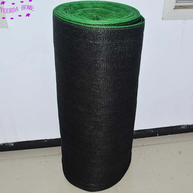 

2 Roll 8x50m Black 60% sunshade net HDPE Anti-UV Outdoor Garden Sunscreen Sunblock Cloth Net Plant Greenhouse cover 3 Pin