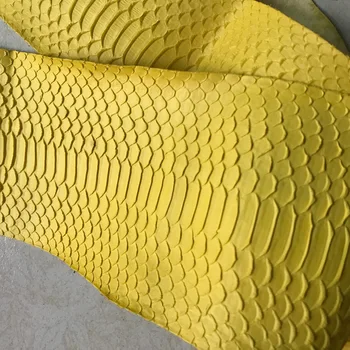 

SP002 Genuine Snake Skin Yellow Color Snake Skin for Straps Purse DIY