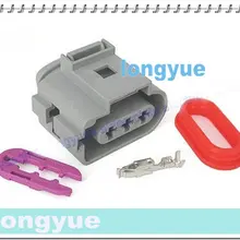 Longyue2 комплект 3 pin Путь гнездовой разъем O2 кислорода Сенсор разъем для Audi VW