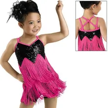 Детское платье для латинских танцев с детской танцевальной одеждой для девочек/костюм костюмы для латинских танцев для женщин Бальные Танцевальные юбки