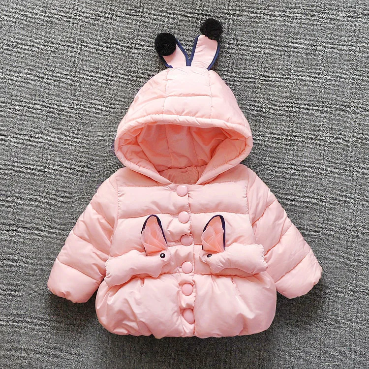 

Girls padded jacket winter girls baby coat 0-1-2-3-year-old jacket infant children's clothing