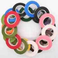 Floral Green Tapes 12mm*45m/ROLL Tape Corsages Buttonhole Artificial Flower Stamen Wrap Florist Green Tapes Stretchy Tape - Image 2
