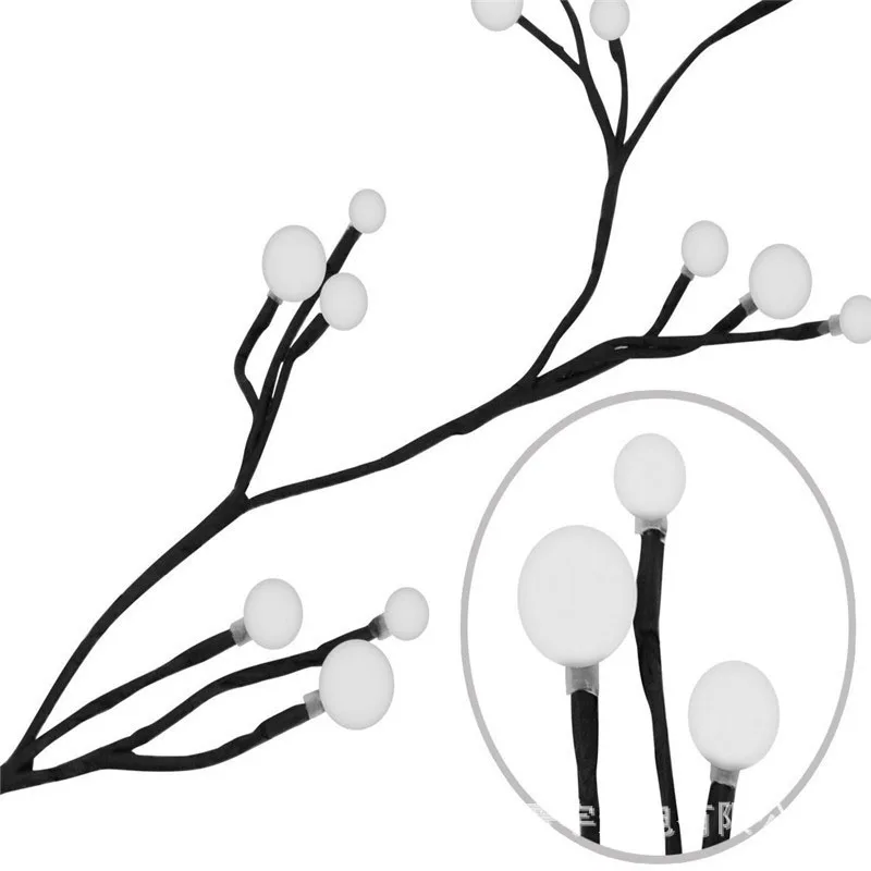 Глобус светодиодный филиал гибкие гирлянда из ротанга фея света 110 v 220 v искусственное дерево подвесной кулон строки для дома и сада