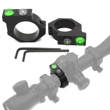 Крепление для прицела, уровневое кольцо с компасом, металлический охотничий прицел, пузырьковое кольцо крепления, 25,4 мм/30 мм