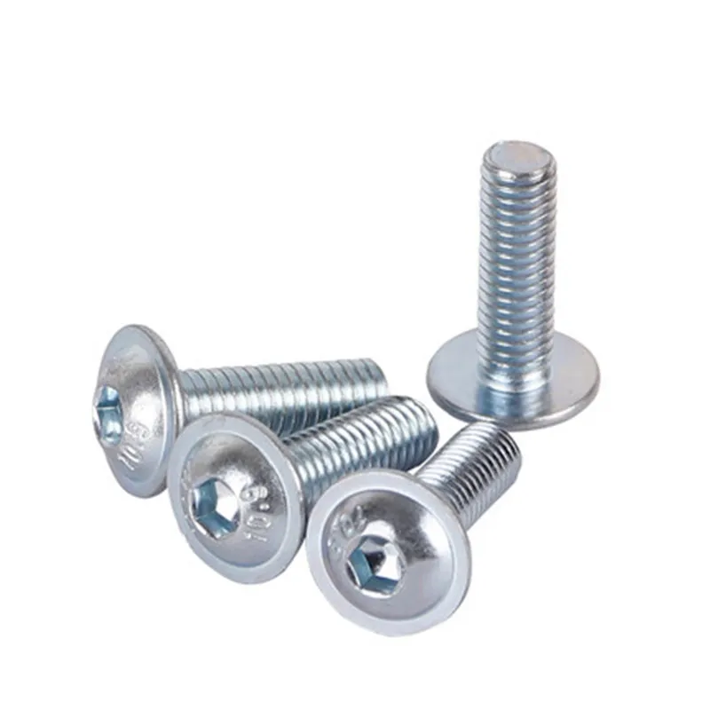 M12 10.9 Galvanized With Washer Button Head Hex Screw Socket Head Cap