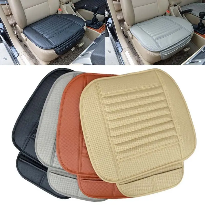 PU Leather Car Seat Cushion Bamboo charcoal Mat for Auto Chair Pad