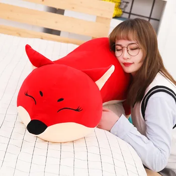 

Kawaii Dolls Stuffed Animals&Plush Toys for Girls Children Boys Toys Plush Pillow Three-tailed Fox Stuffed Animals Soft Toy Doll