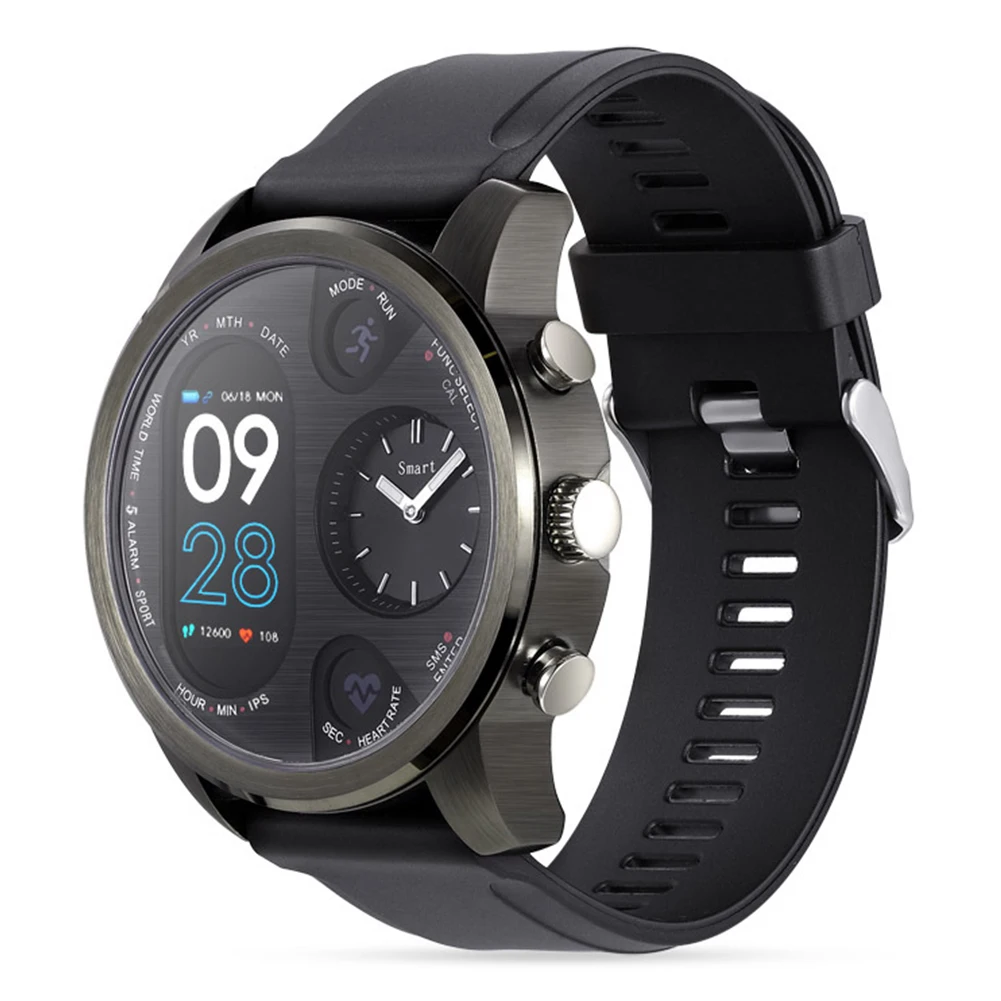 

IP68 Waterproof Activity Tracker Message Remind Heart Rate Step Count Men Wristband Smart Watch Sports Bracelet Dual Display