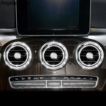 

Car Styling Air Condition Outlet Cover Trim For Mercedes Benz C Class W205 GLC X523 Class Accessories