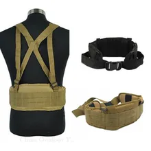 Для взрослых Molle тактический пояс с подтяжками h-образной формы для страйкбола