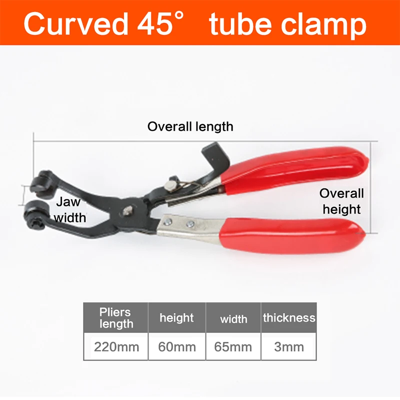 Skup Zaciski do węża szczypce zacisk szczypce kabel elastyczny zacisk do węża samochodowego długie szczypce prosta gwintowana tulejka zacisk