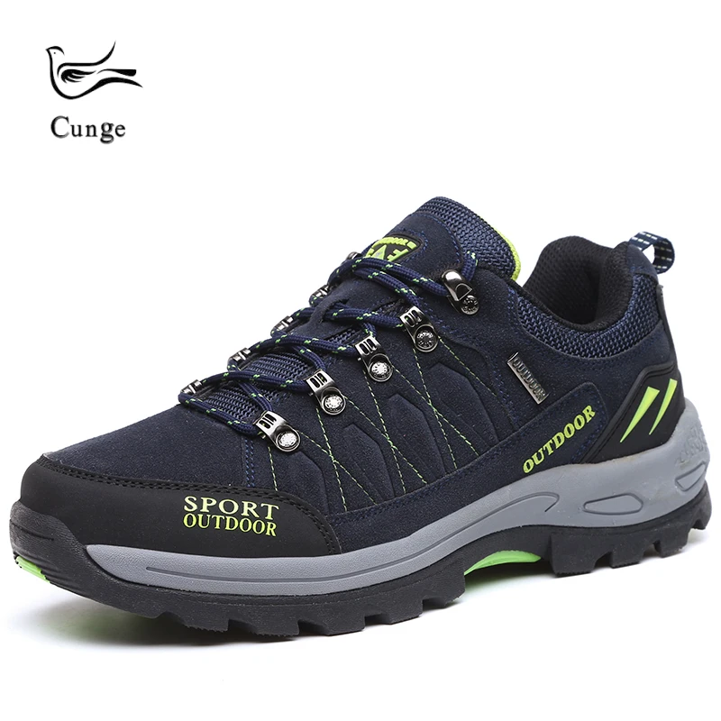 

2018 New Arrival Big Size Men's HIking Shoes Male Outdoor Antiskid Breathable Trekking Hunting Tourism Mountain Sneakers