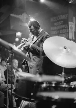 

N0793 Miles Davis Performing in Nightclub Wall Sticker Silk Fabric Poster Art Indoor Decor Bright