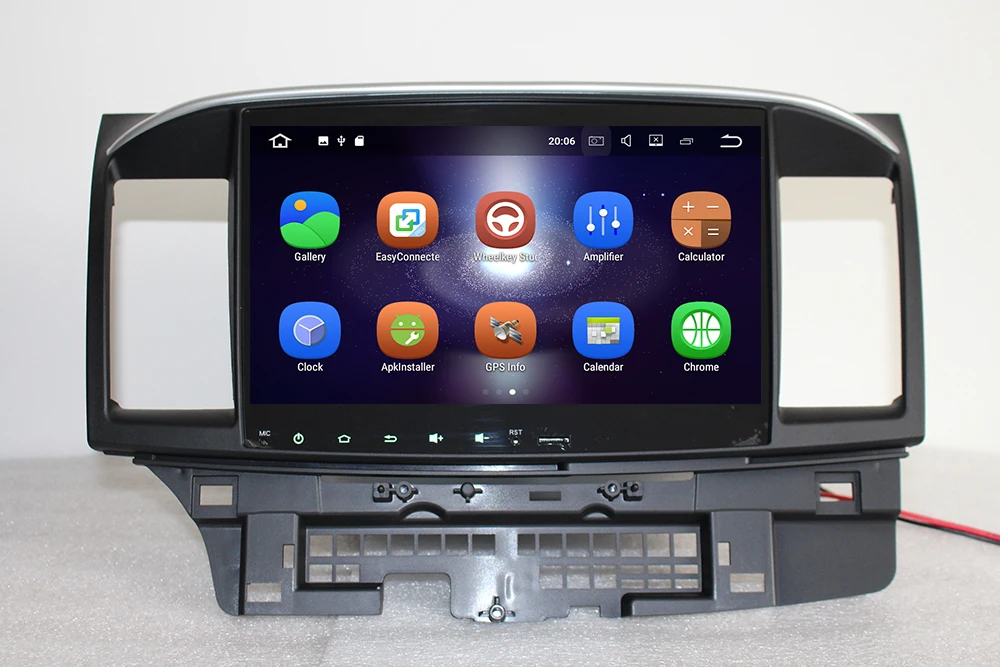 Best Aoluoya 10.2" IPS 2GB RAM Android 7.1 CAR DVD GPS Navigation For Mitsubishi Lancer 2007-2012 2013 2014 2015 Car radio multimedia 2