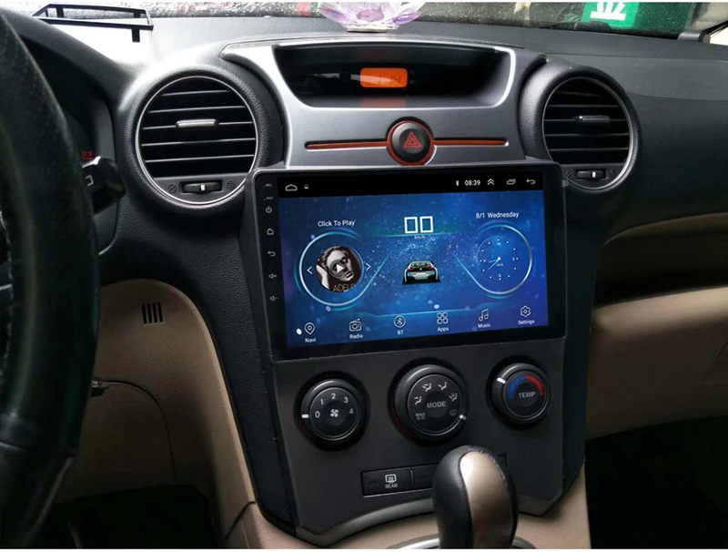 Discount 9" 2.5D IPS Android 8.1 Car DVD Multimedia Player GPS for Kia Carens 2007-2011 audio car radio stereo navigation WIFI 3