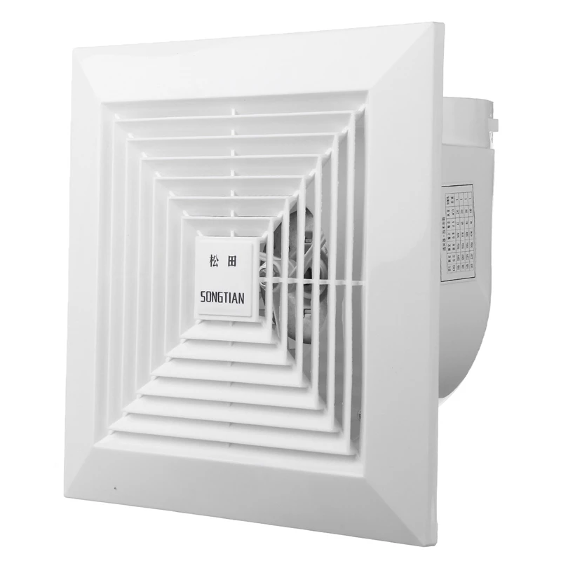 

6 Inch Exhaust Fan Low Noise Small Air Ventilator Extractor Toilet Kitchen Bathroom Window Ceiling Wall